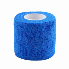 5 Rolls Waterproof Self Adhesive Bandage Tape Finger Joints Wrap Blue