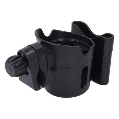 360 Degree Rotation Walker Cup Holder with Phone Holder for Strollers 1