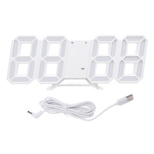 3D LED Digital Clock Auto Dimming Date Temp