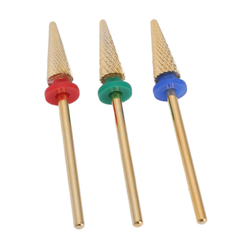 3x Tungsten Staal Nail Drill Bits Manicure 2
