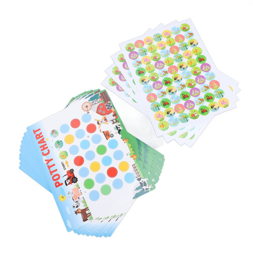 10st Kinder Toilettraining Sticker Beloning Chart 1