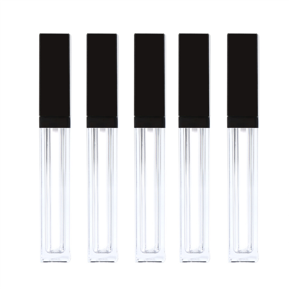 Plastic 5ml Empty Lipgloss Bottle Tube for Eyelash Growth Oil (5pcs)