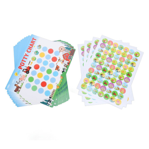 10st Kinder Toilettraining Sticker Beloning Chart 2