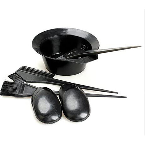5pcs/set Hair Dyeing Set Bowl Brush Ear Shield Comb 1