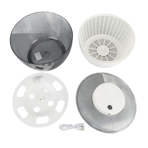 (Medium 4.75L) Elektrische salade spinner 4,75L