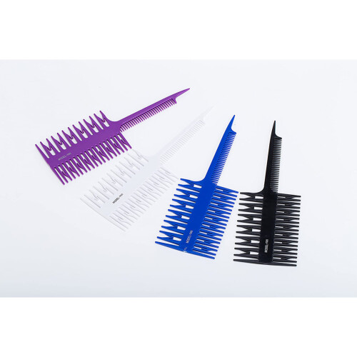 Haarkleuringkam Highlight Sectieer Tint Styling Tool Blauw 2