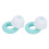 2 Pair Silicone Earplugs Noise Cancelling Washable Green 4