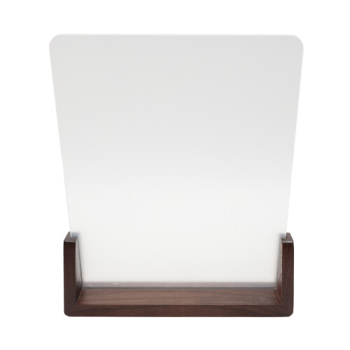 Walnut Wood Nail Art Display Board with Acrylic Holder 2