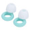 2 Pair Silicone Earplugs Noise Cancelling Washable Green 5