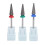 3x Tapered Tungsten Carbide Nail Drill Bits 2