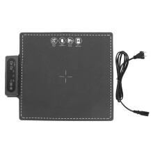 (US Plug 110V) 180W Elektrisch Warmhoudmatje 3 Temp 3 Timer Silicone Grijs 110V