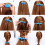 Rullo Styler Capelli Blu Intrecciatore Portatile 4