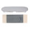 Cuscino pieghevole portatile per manicure, in pelle PU 1