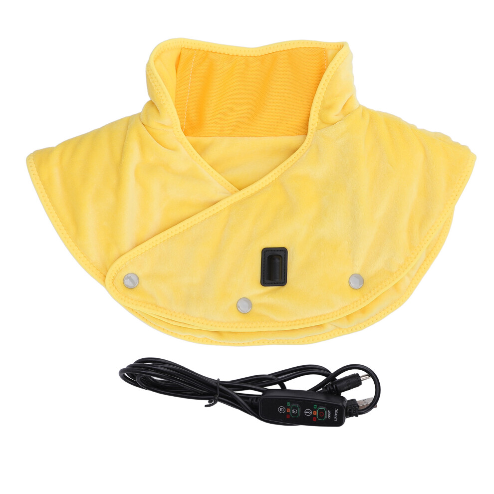 (Yellow) Heating Pad for Shoulder Neck 3 Levels Adjustable Timer Yellow-image-OPC-PMHH65P-NEW