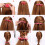 Rullo Styler Capelli Rosso Intrecciatore Portatile 4