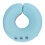 (Blue) Memory Foam Face Down Pillow Ergonomic Blue 1