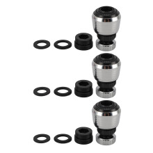 3x Stainless Steel 360 Kitchen Tap