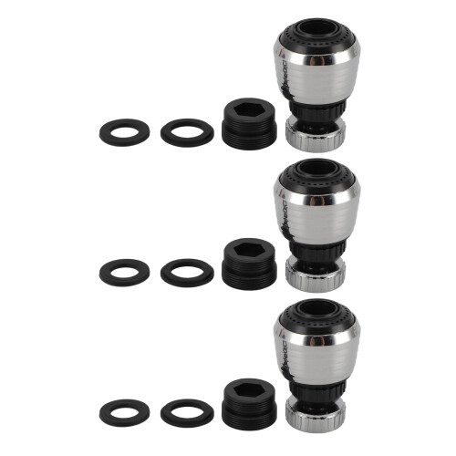 3x Stainless Steel 360 Kitchen Tap