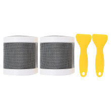 2x Cuttable Shower Drain Hair Catcher Mesh