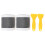 2x Cuttable Shower Drain Hair Catcher Mesh 1