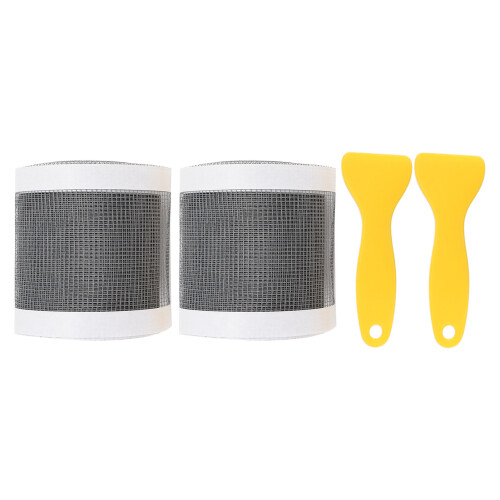 2x Cuttable Shower Drain Hair Catcher Mesh