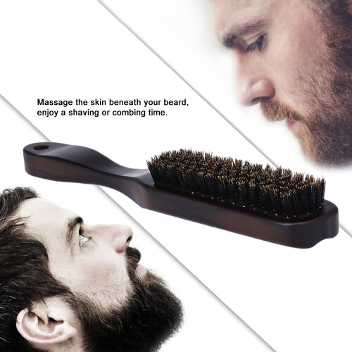Men's Wooden Mustache & Beard Comb 1