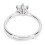 1ct Six-Claw Rhinestone Wedding Ring 4