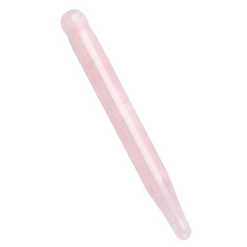1PC Pink Quartz Natural Stone Massage Stick 1