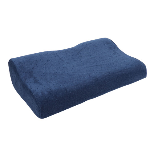 Memory Foam Halskussen Navy Blauw 1