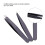 Black Stainless Steel Eyebrow Tweezer Set 4