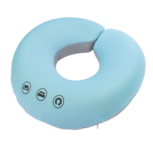 (Blue) Memory Foam Face Down Pillow Ergonomic Blue 2