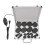 Electric Hot Stones Set with Heater 6 Timer Settings 3 Sizes 3