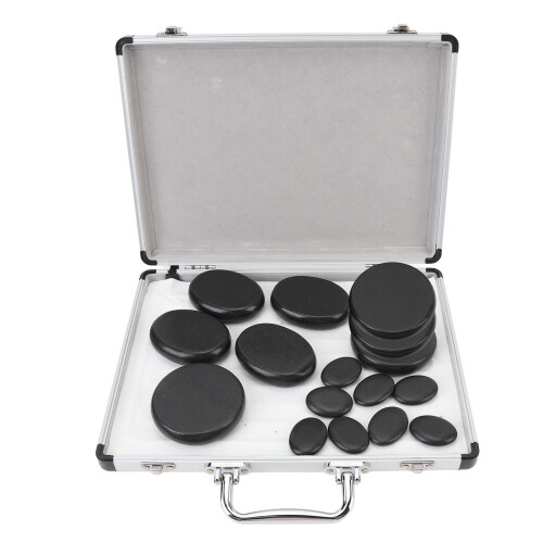 Hot Stones Set Adjustable Temp 6 Timer 3 Sizes Professional Spa Warmer 1