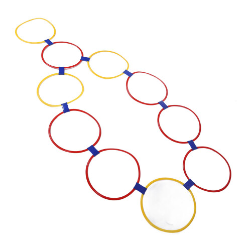 Gioco Anelli Bambini 10 Pz Connettori 38cm 2