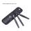 Black Stainless Steel Eyebrow Tweezer Set 5