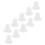 100st Silicone Tattoo Inkt Cup Microblading 4
