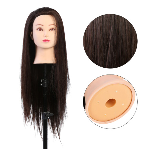 Blond/Dark Brown Makeup Training Mannequin Head 1