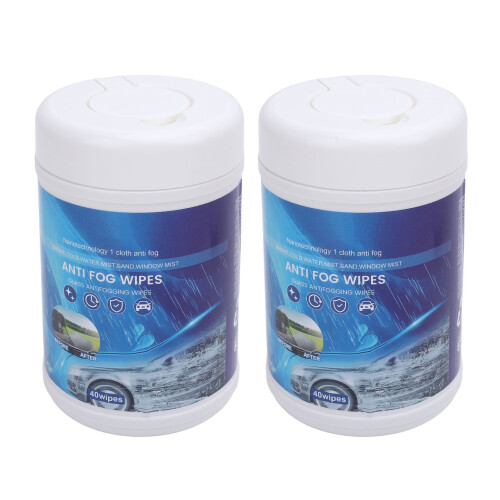 80st Auto Anti-Fog Wipes Waterproof 1