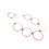 Gioco Anelli Bambini 10 Pz Connettori 38cm 2