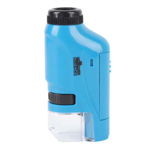 (Blue) Kids Portable Mini Microscope for Science Blue 1