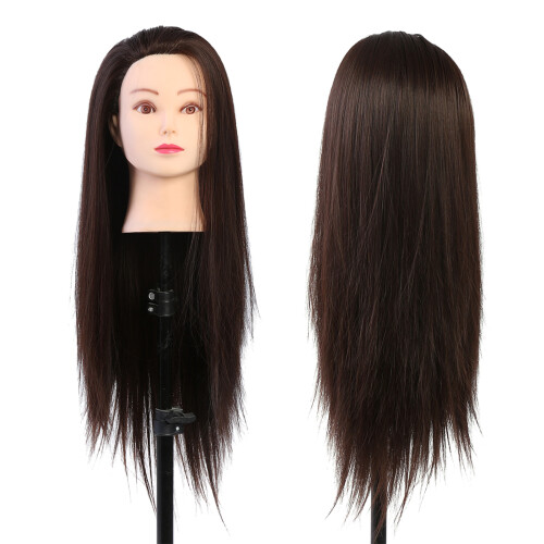 Blond/Dark Brown Makeup Training Mannequin Head 2