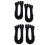 2 Pairs Low Cut Breathable Toe Separator Socks for Walking Standing 3