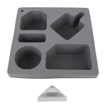 Sofa bekerhouder snack tray 360 draaibaar grijs