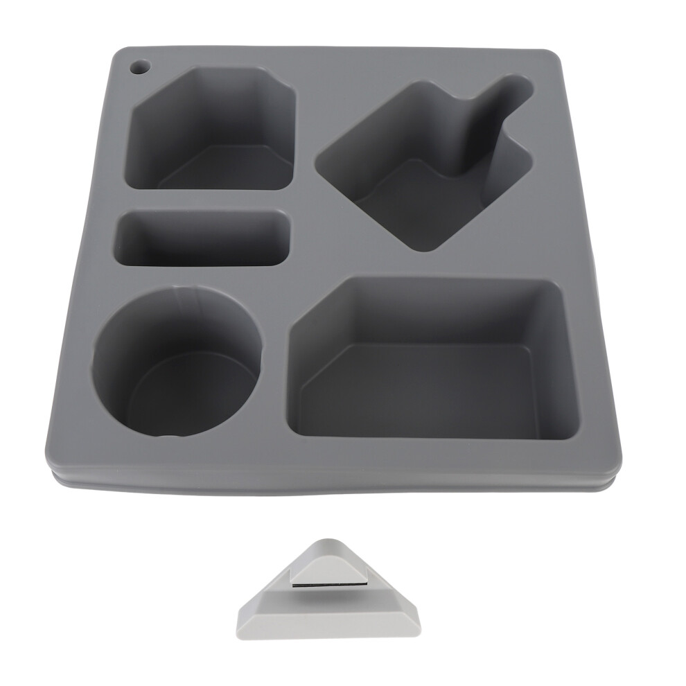 Sofa Cup Holder Snack Tray 360 Rotating Bracket Couch Caddy Gray 461605268897