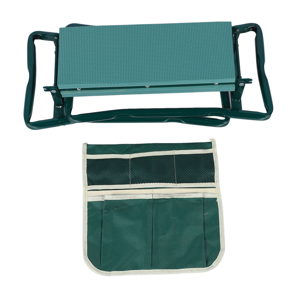 Garden Kneeler And Chair Foldable Kneeling Bench With Tool Pouch 461605268903