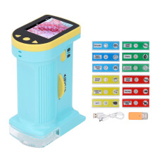 (Blue) Kids microscoop LED licht 32GB blauw