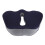 Cuscino Seduta Ergonomico Memory Blu Scuro 49x41x15cm 5