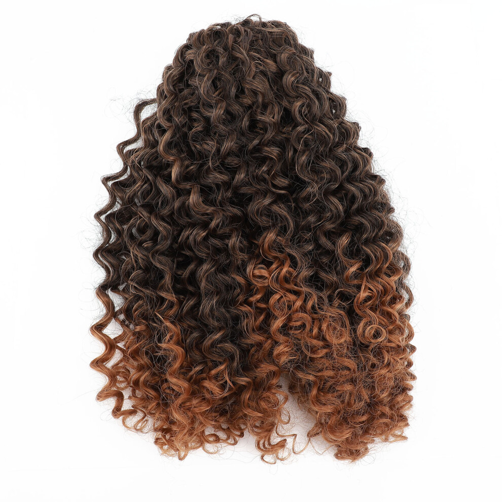 Unisex Ponytail Extension High Temp Synthetic Curly Drawstring With Combs