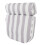 (Striped) Bathtub Pillow 6 Suction Cups Grey 4