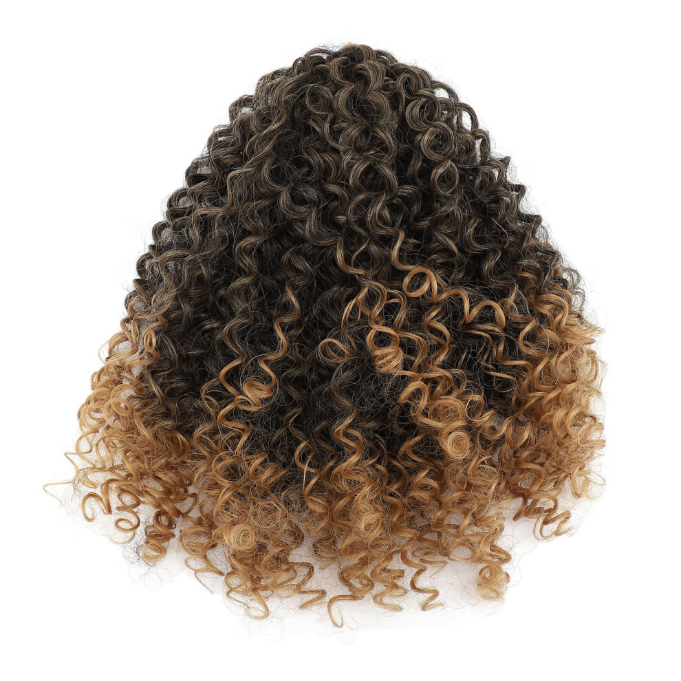 Curly Ponytail Wig Elastic Net Hair Wig for Women